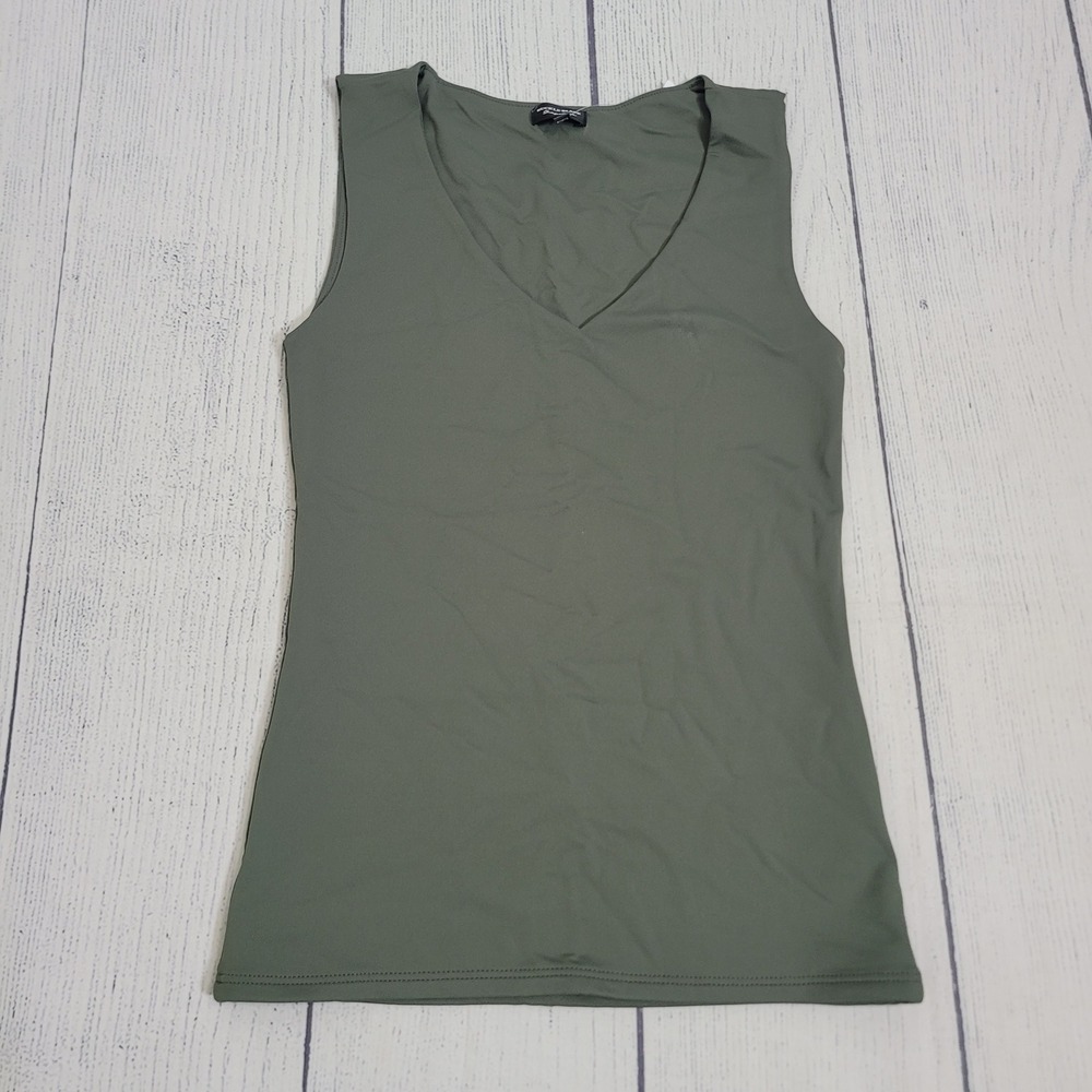 Buckle Black XS Tank Top Womens Olive Green V-Neck Shapewear Smoothing BBM6149F
